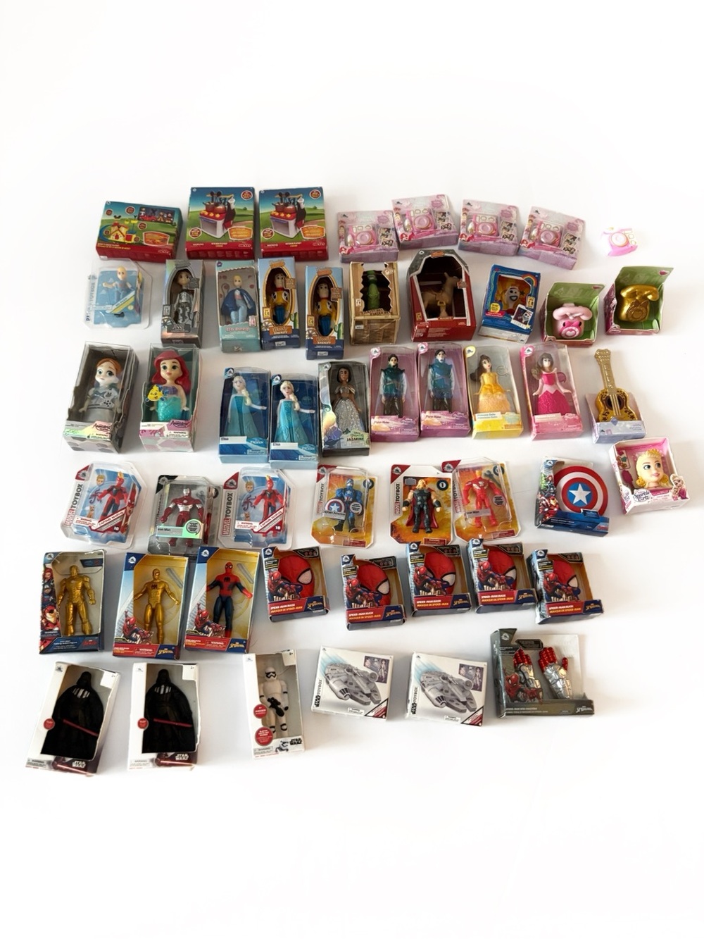 Zuru Mini Brands Disney Marvel Toy Story Princess Miniature Lot 50 Pieces